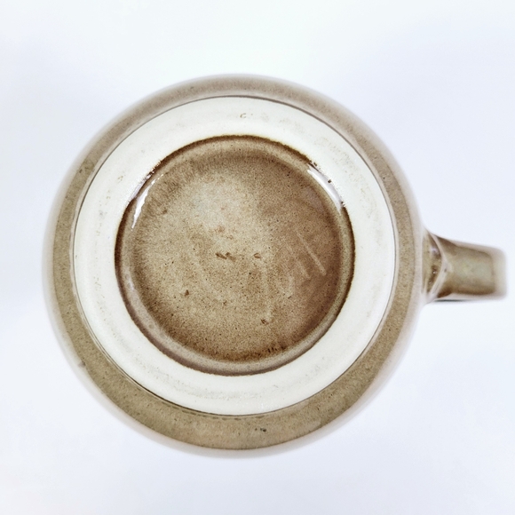 Clay In Motion~Pitcher & 2 Dipping Bowls~Brown Gray Cream~Set of 3~Neher~EUC - Picture 9 of 13